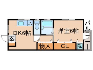 内の橋ビルの物件間取画像